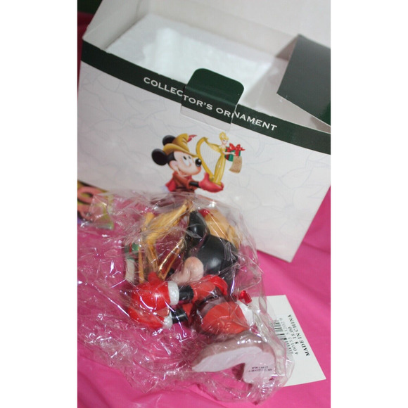 Disney Christmas Through The Years 3rd In Series Mickey And Beanstalk Ornament - Picture 3 of 4